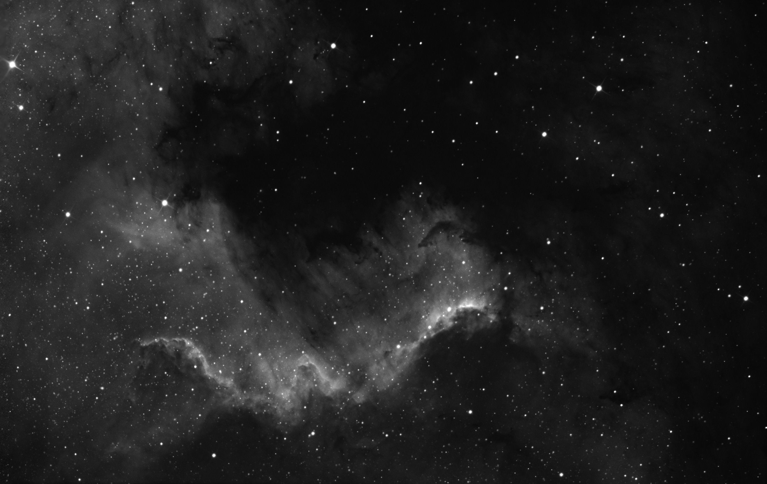 NGC7000-Wall-33x600s-5h30-Ha