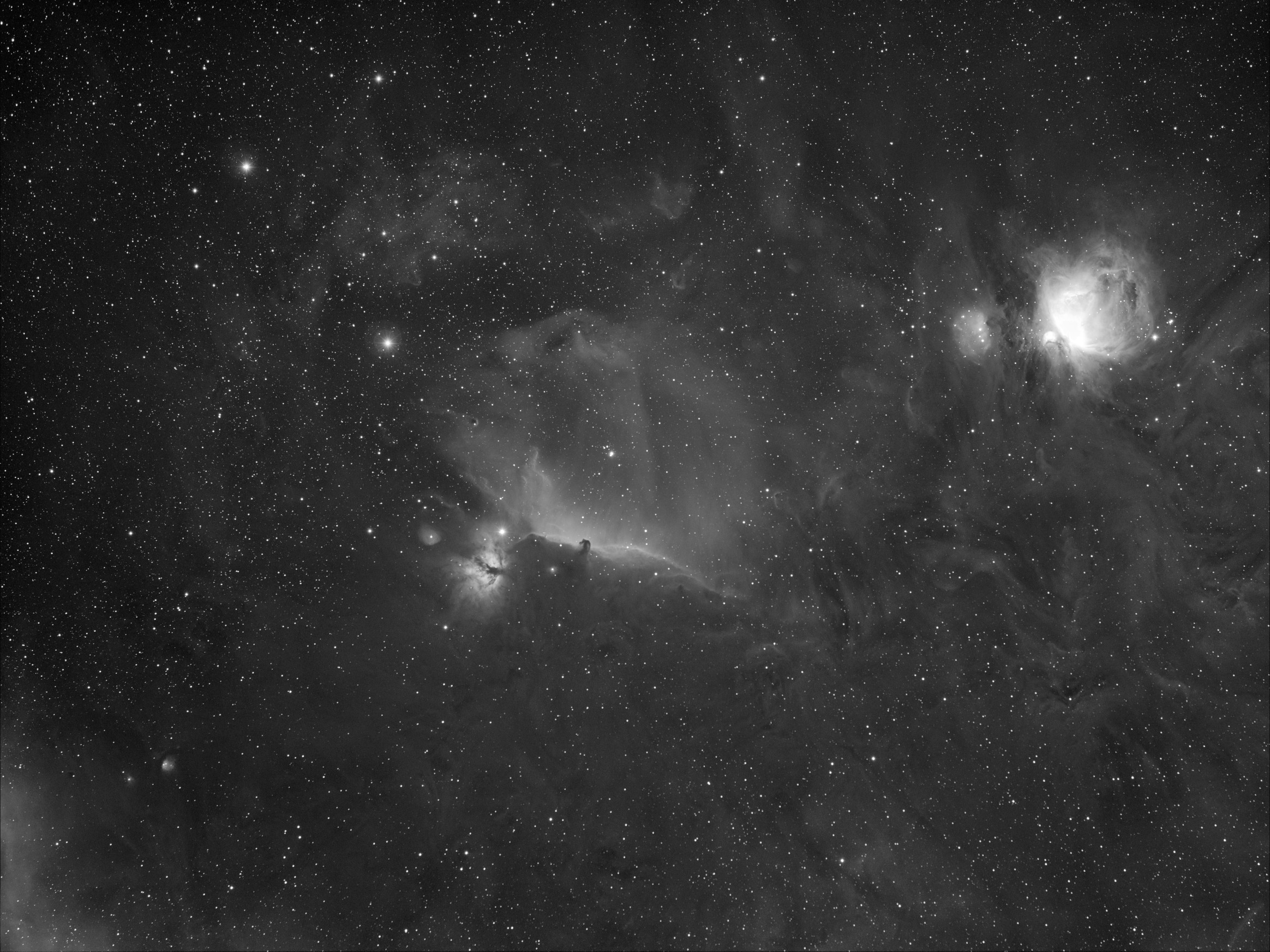 Orion M78 IC434 M42 Samyang 135mm Ha 20x300s